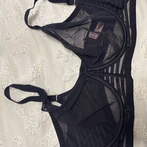 Victoria's Secret Black Mesh Bra
